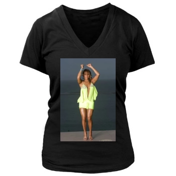 Tamia Women's Deep V-Neck TShirt