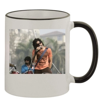 Purab Kohli 11oz Colored Rim & Handle Mug