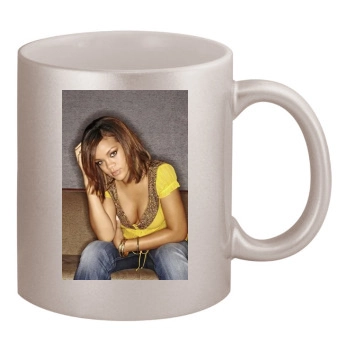 Rihanna 11oz Metallic Silver Mug