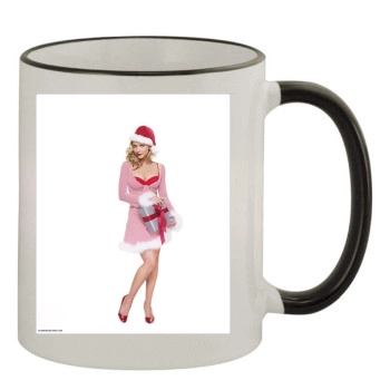 Sarah Michelle Gellar 11oz Colored Rim & Handle Mug