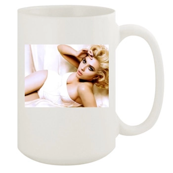 Scarlett Johansson 15oz White Mug