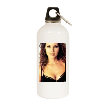 Shania Twain White Water Bottle With Carabiner