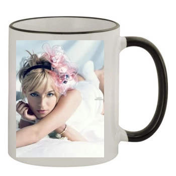 Sienna Miller 11oz Colored Rim & Handle Mug