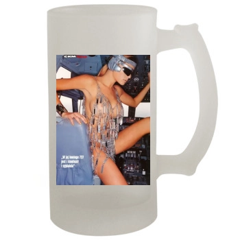 Melania Knauss 16oz Frosted Beer Stein