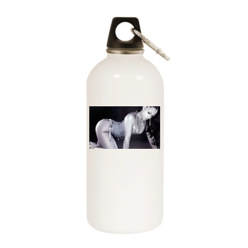 Melyssa Ford White Water Bottle With Carabiner