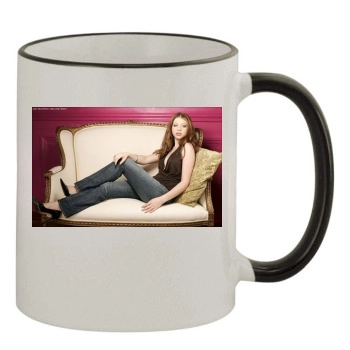 Michelle Trachtenberg 11oz Colored Rim & Handle Mug