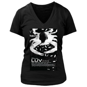 LUV(2013) Women's Deep V-Neck TShirt