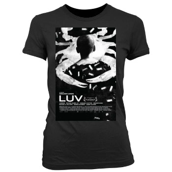 LUV(2013) Women's Junior Cut Crewneck T-Shirt