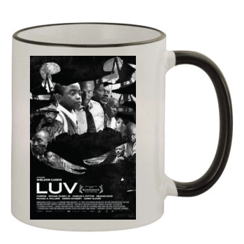 LUV(2013) 11oz Colored Rim & Handle Mug