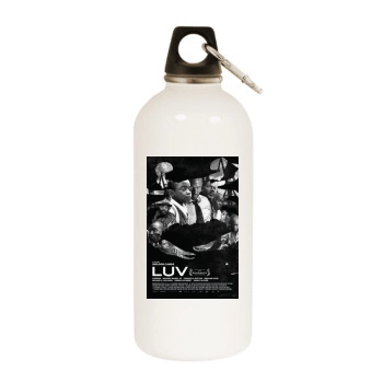 LUV(2013) White Water Bottle With Carabiner