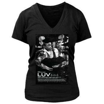 LUV(2013) Women's Deep V-Neck TShirt