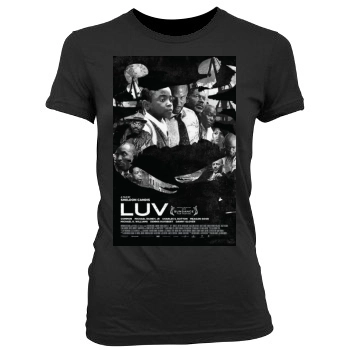 LUV(2013) Women's Junior Cut Crewneck T-Shirt