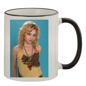 Alyson Michalka 11oz Colored Rim & Handle Mug