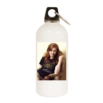 Amy Adams White Water Bottle With Carabiner