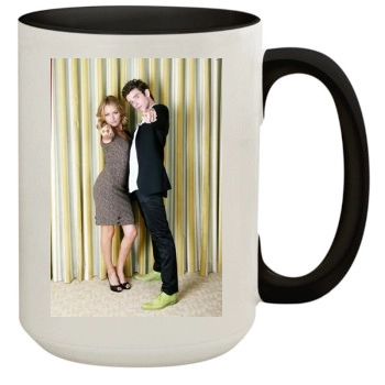 Becki Newton and Michael Urie 15oz Colored Inner & Handle Mug