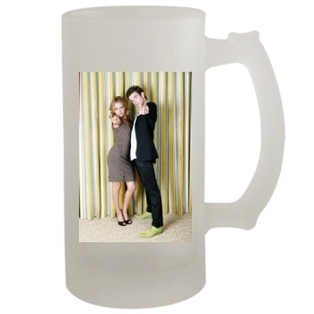 Becki Newton and Michael Urie 16oz Frosted Beer Stein
