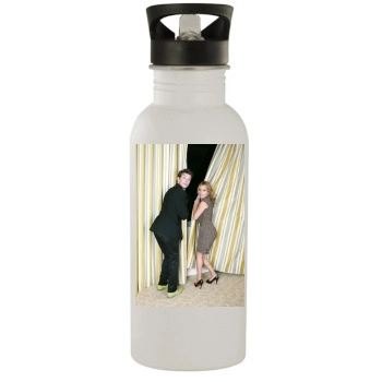 Becki Newton and Michael Urie Stainless Steel Water Bottle