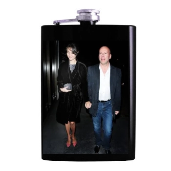 Bruce Willis and Emma Heming Hip Flask