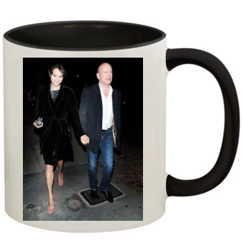 Bruce Willis and Emma Heming 11oz Colored Inner & Handle Mug