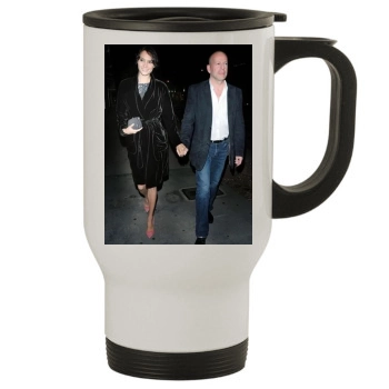 Bruce Willis and Emma Heming Stainless Steel Travel Mug