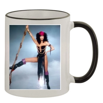 Cher 11oz Colored Rim & Handle Mug