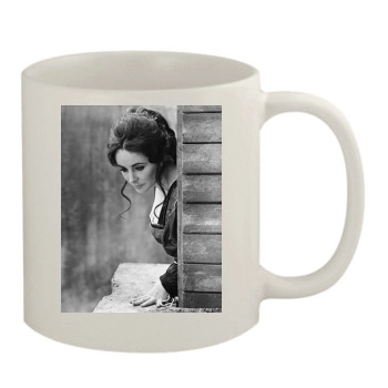 Elizabeth Taylor 11oz White Mug