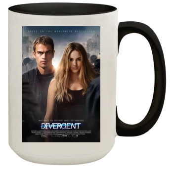 Divergent(2014) 15oz Colored Inner & Handle Mug