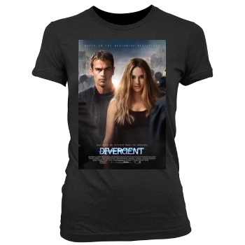 Divergent(2014) Women's Junior Cut Crewneck T-Shirt