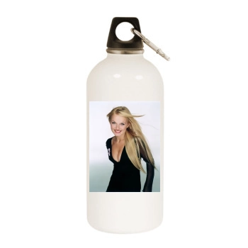 Geri Halliwell White Water Bottle With Carabiner