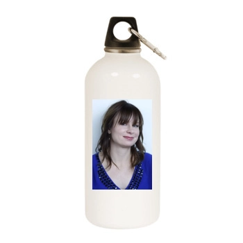 Mary Lynn Rajskub White Water Bottle With Carabiner