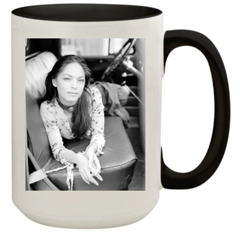 Kristin Kreuk 15oz Colored Inner & Handle Mug