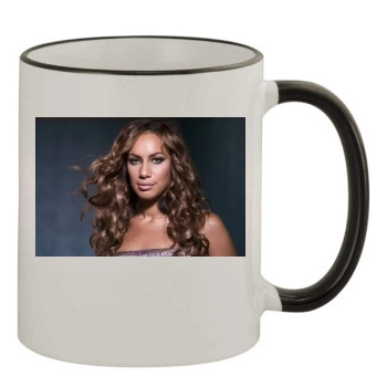 Leona Lewis 11oz Colored Rim & Handle Mug