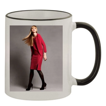 Lindsay Ellingson 11oz Colored Rim & Handle Mug