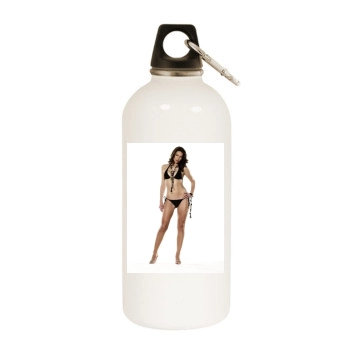 Louise Griffiths White Water Bottle With Carabiner