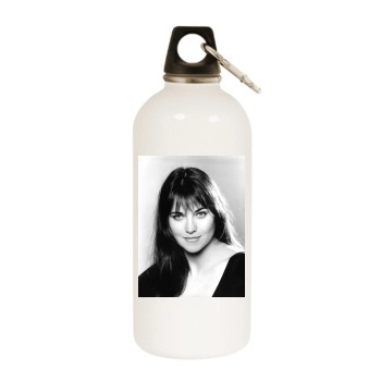 Lucy Lawless White Water Bottle With Carabiner