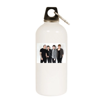 Rixton White Water Bottle With Carabiner