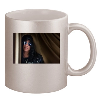Slash 11oz Metallic Silver Mug