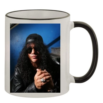 Slash 11oz Colored Rim & Handle Mug