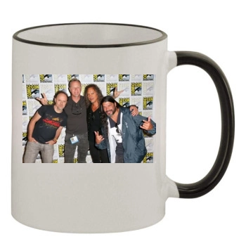 Metallica 11oz Colored Rim & Handle Mug