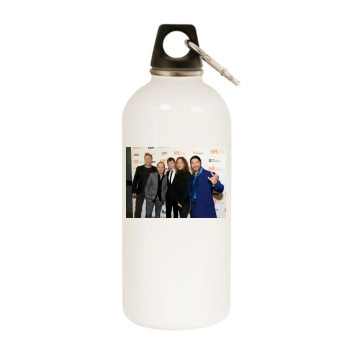 Metallica White Water Bottle With Carabiner