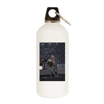 Clutch White Water Bottle With Carabiner