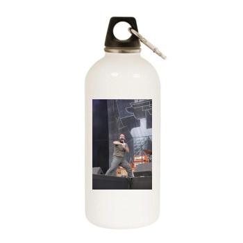 Clutch White Water Bottle With Carabiner