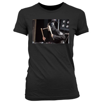Slipknot Women's Junior Cut Crewneck T-Shirt