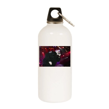 Slipknot White Water Bottle With Carabiner