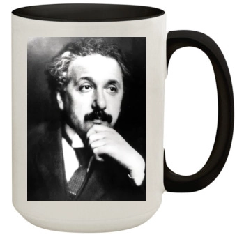 Albert Einstein 15oz Colored Inner & Handle Mug