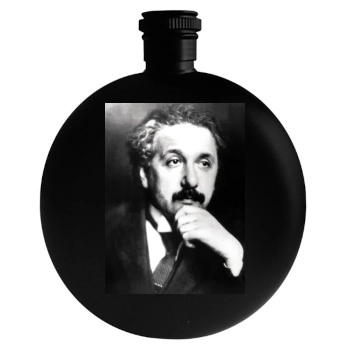 Albert Einstein Round Flask