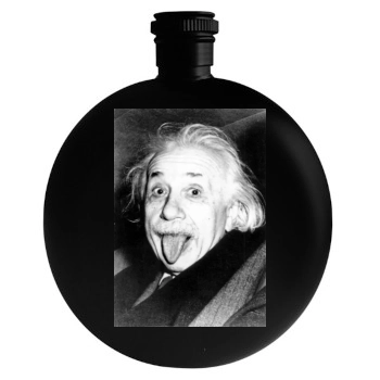 Albert Einstein Round Flask