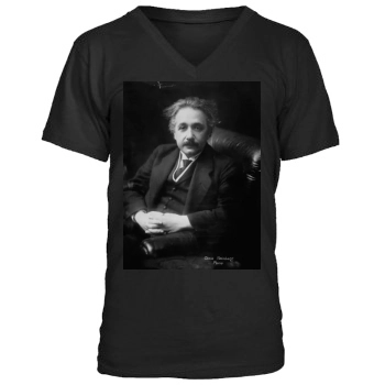 Albert Einstein Men's V-Neck T-Shirt