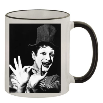 Marcel Marceau 11oz Colored Rim & Handle Mug