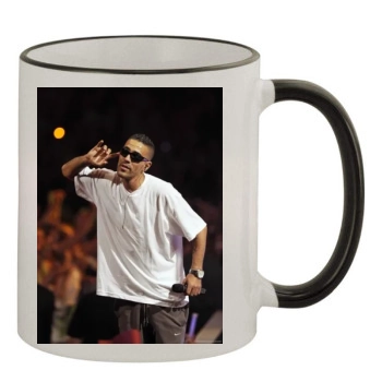 Bushido 11oz Colored Rim & Handle Mug